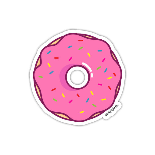 Strawberry Frosted Donut Sticker