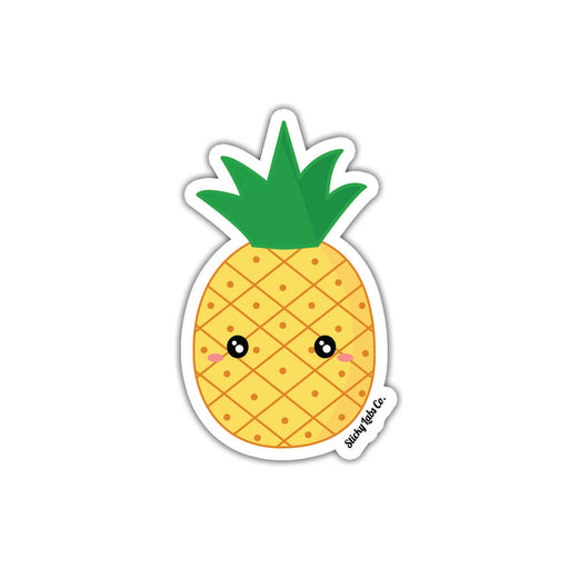 Worried Pineapple Sticker